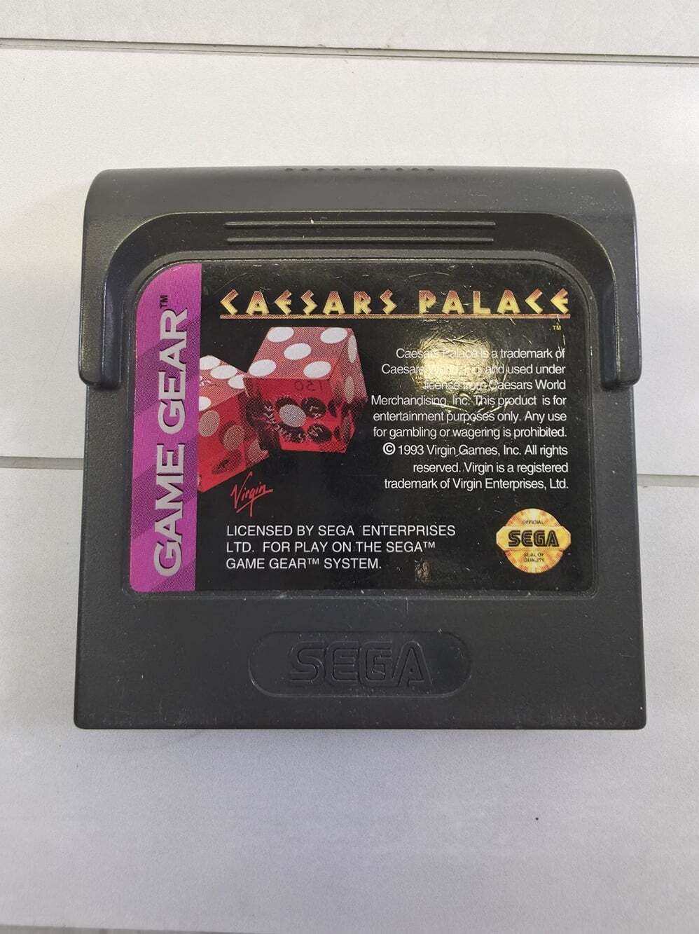 Caesars Palace - SEGA Game Gear Cartridge